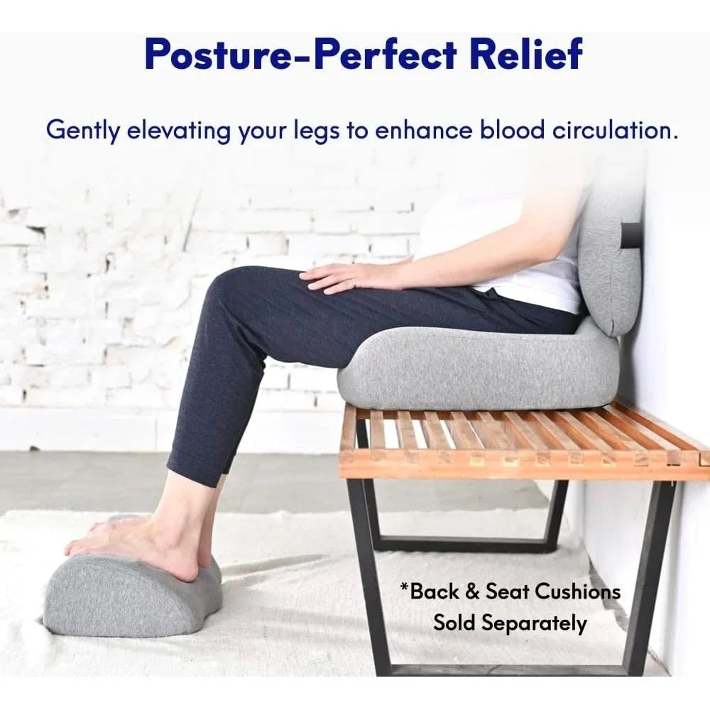 Ergonomic Under Desk Foot Rest‎ by Cushion Lab – Memory Foam Pillow